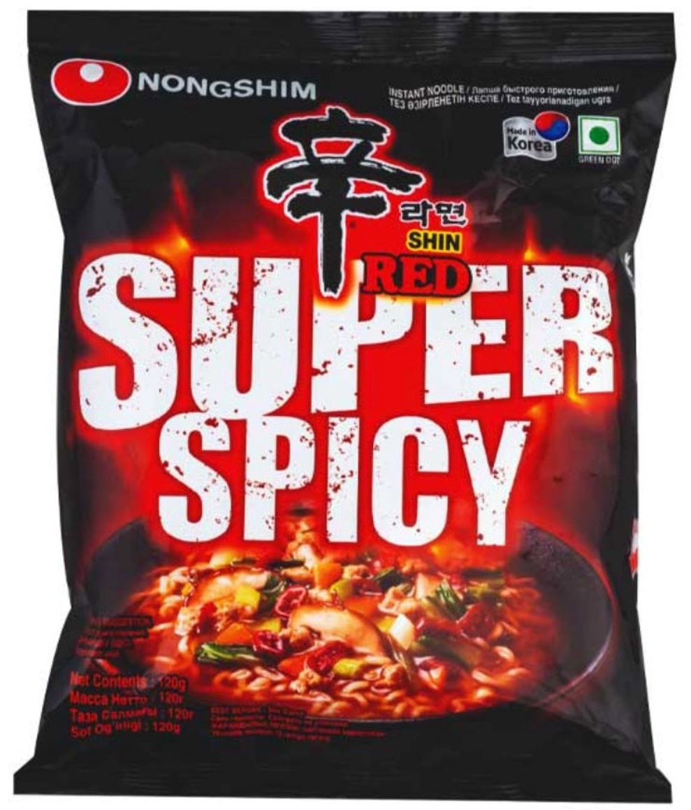 Noodles Shin RedSpicy Nongshim 120g Instant rezanci