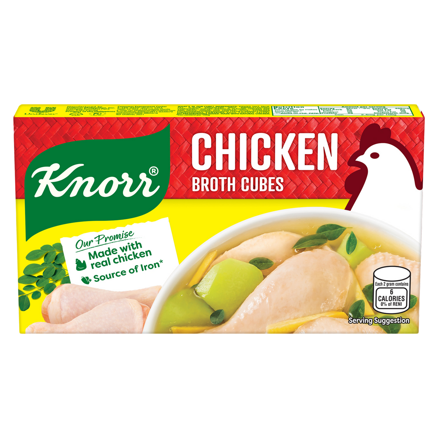 Knorr Chicken Broth Cubes 60g x 6 Kokošije kocke
