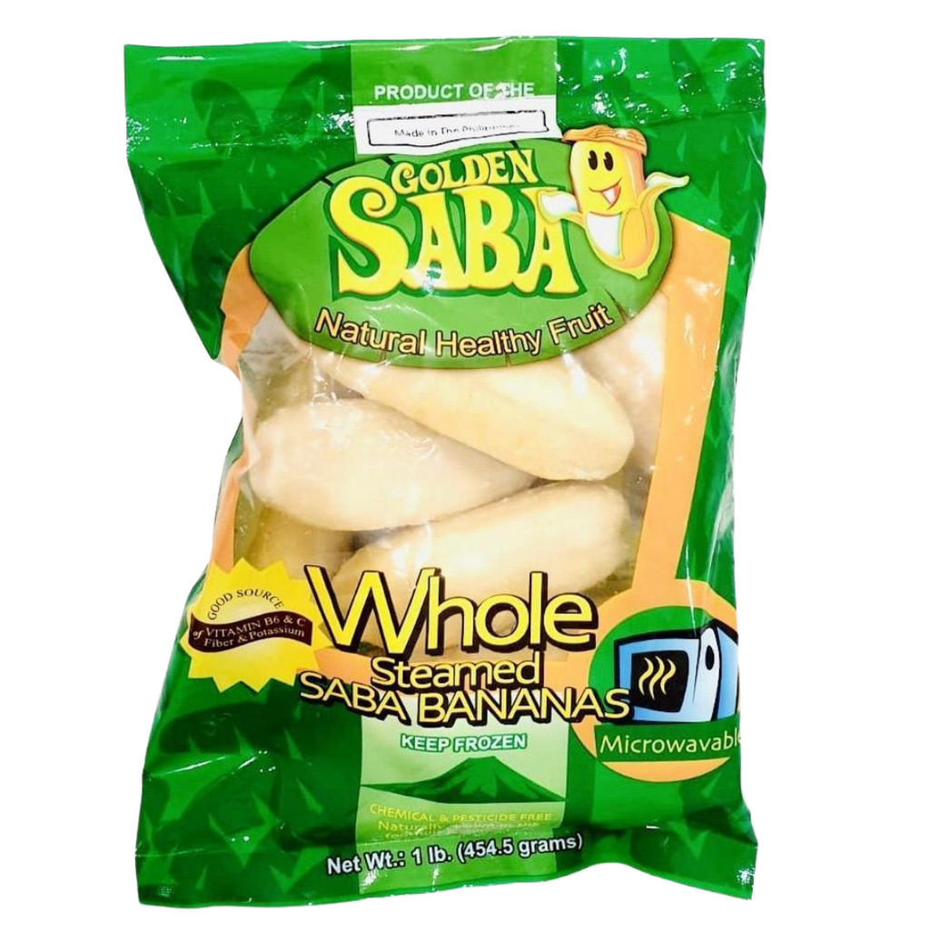 Golden Saba Banana Whole 454g Filipinske saba banane kuhane na pari cijele