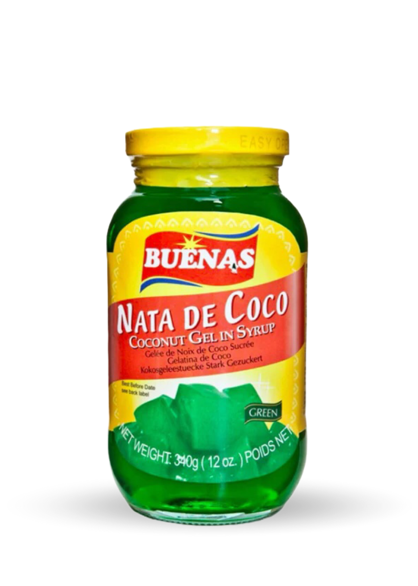 Buenas Nata De Coco Green 340g Gel od kokosa