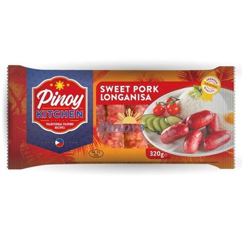 Pinoy Kitchen Longanisa Sweet 320g Filipinske slatke svinjske kobasice