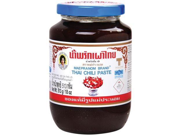 Thai Chilli Paste Mae Pranom Nam Prik Pao 513g Tajlandska čili pasta