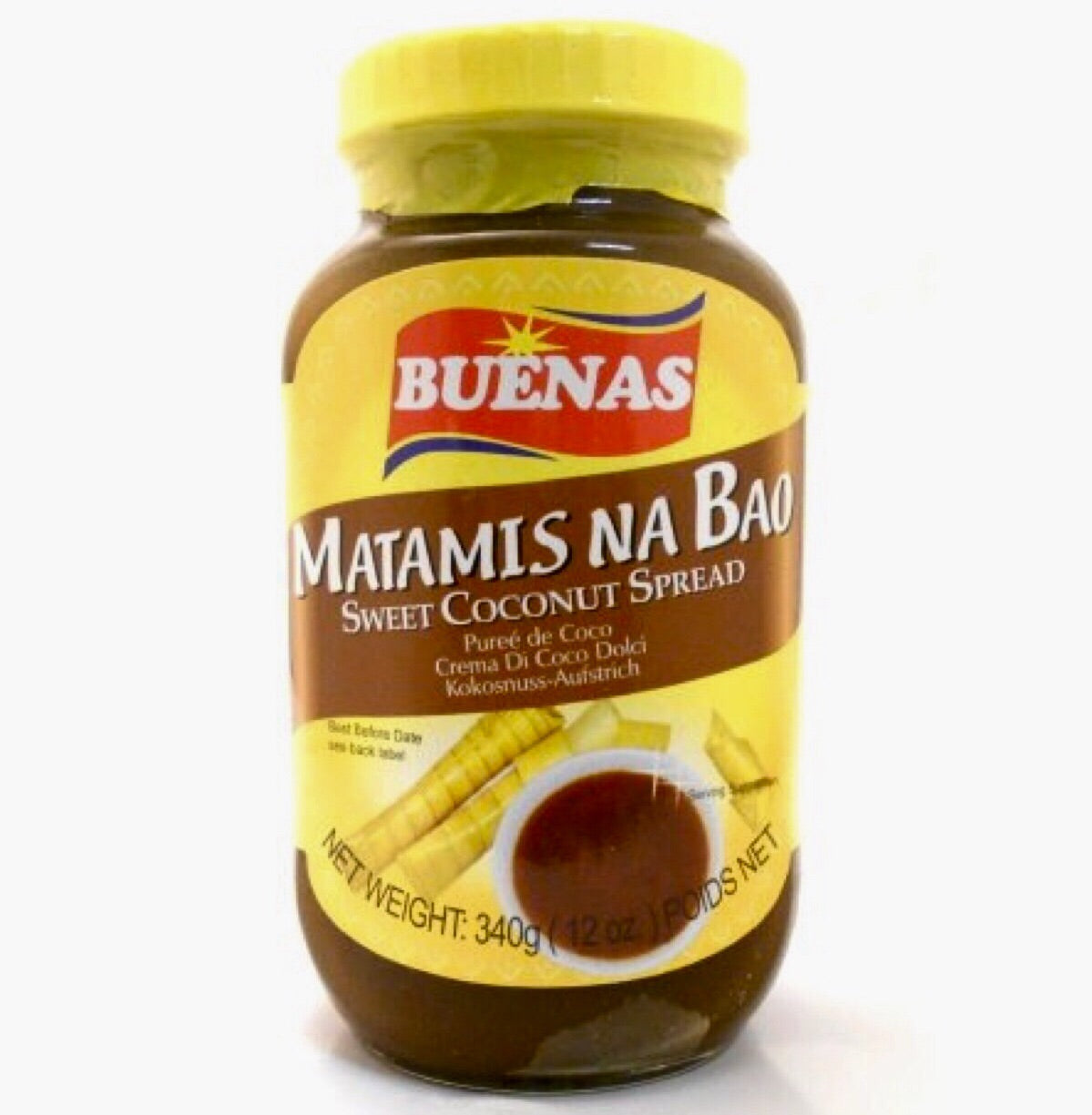 Buenas Mamatis Coconut Spread 340g Nazam od kokosa