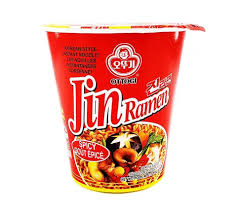 Jin Ramen Cup Spicy Noodles 65g Instant rezanci