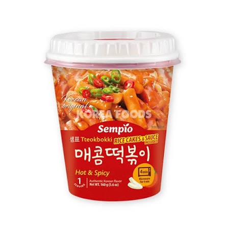 Tteokbokki Instant Rice Cake Sempio 160g Instant njoki od riže