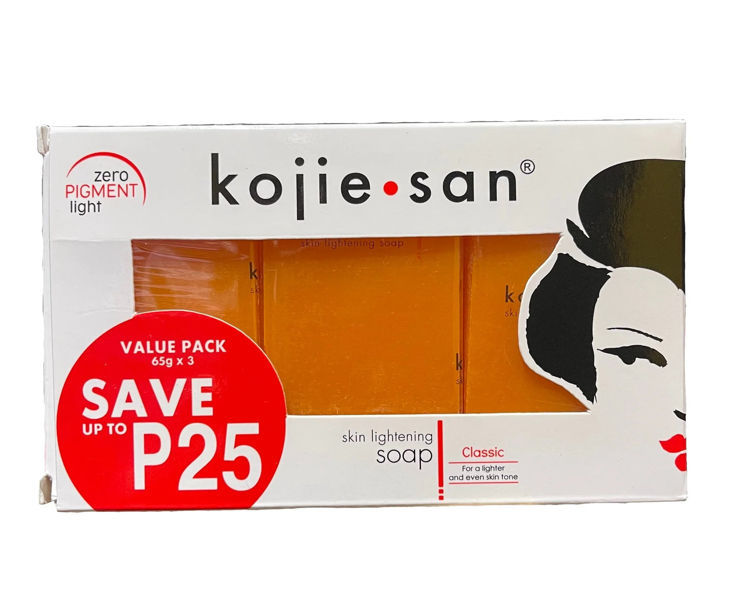 Kojiesan Skin Soap Classic Trio 3x65g Sapun od papaje
