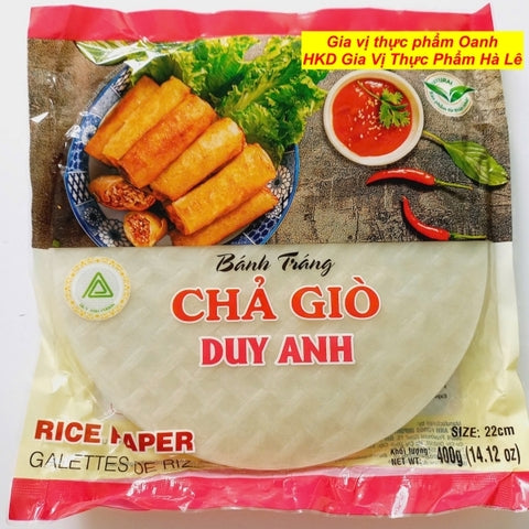 Rice Paper Duy Anh 22cm 400g Rižin papir