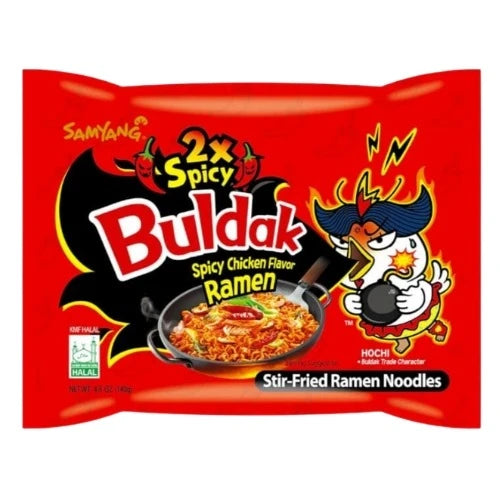 Buldak Samyang Noodles 2X HOT Chicken 140g Instant rezanci