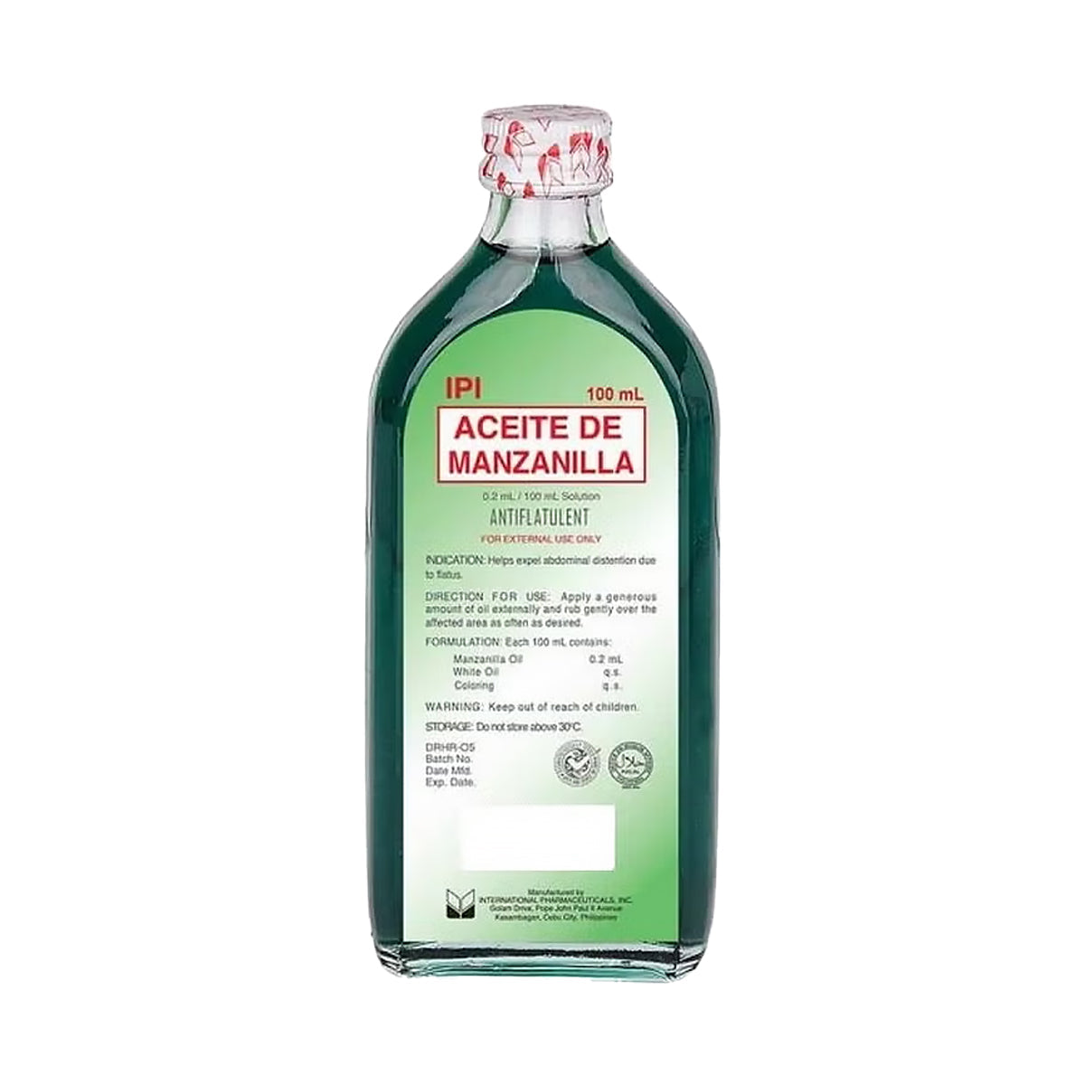 Manzanilla Oil 100ml Ulje za masažu