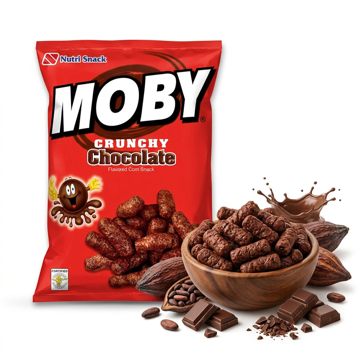 Moby Chocolade Nutri Snack 60g Čips