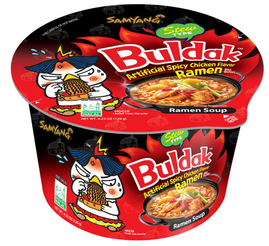 Buldak Samyang Cup Noodles Bowl Chicken Stew 120g Instant rezanci