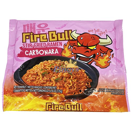 Fire Bull Carbonara Noodles 137g Instant rezanci