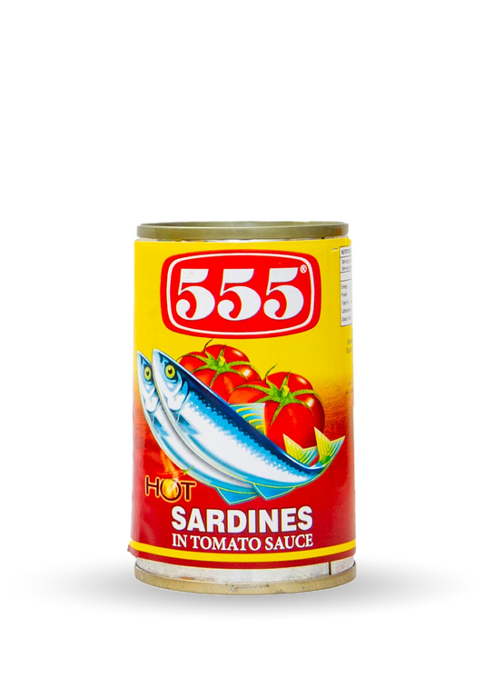 Sardine 555 Tomato Hot 155g Sardine u umako od rajčice i čilija