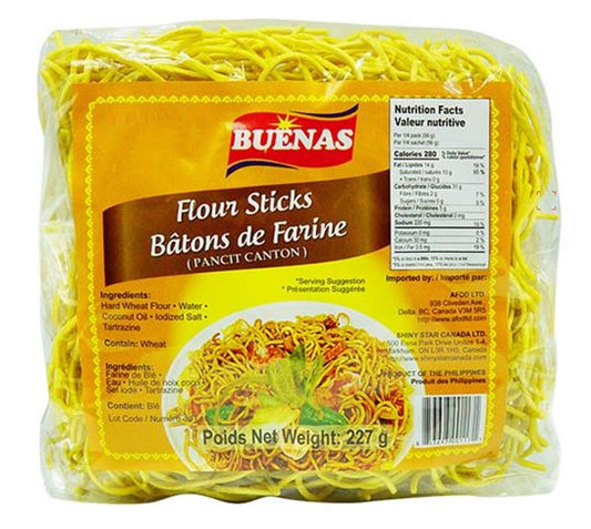 Buenas Flour Sticks Pancit Canton 227g Rezanci