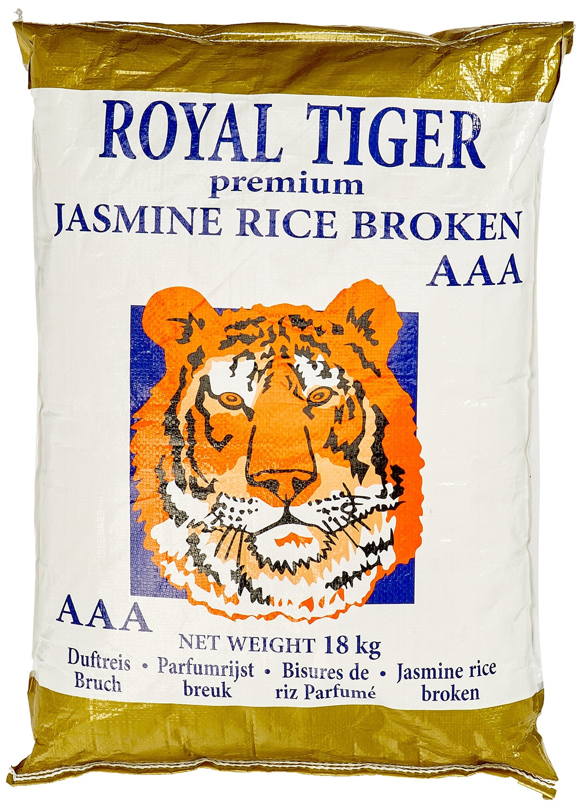 Super Aaa Rice Royal Tiger Premium Broken AAA Jasmin Rice 18kg Riža – SARI SARI Asian ...