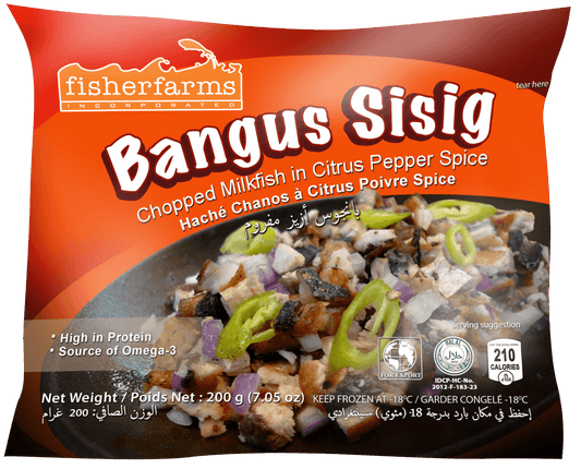 Fisher Farms Bangus Sisig 200g Rezana mliječna riba s paprom i citrusom