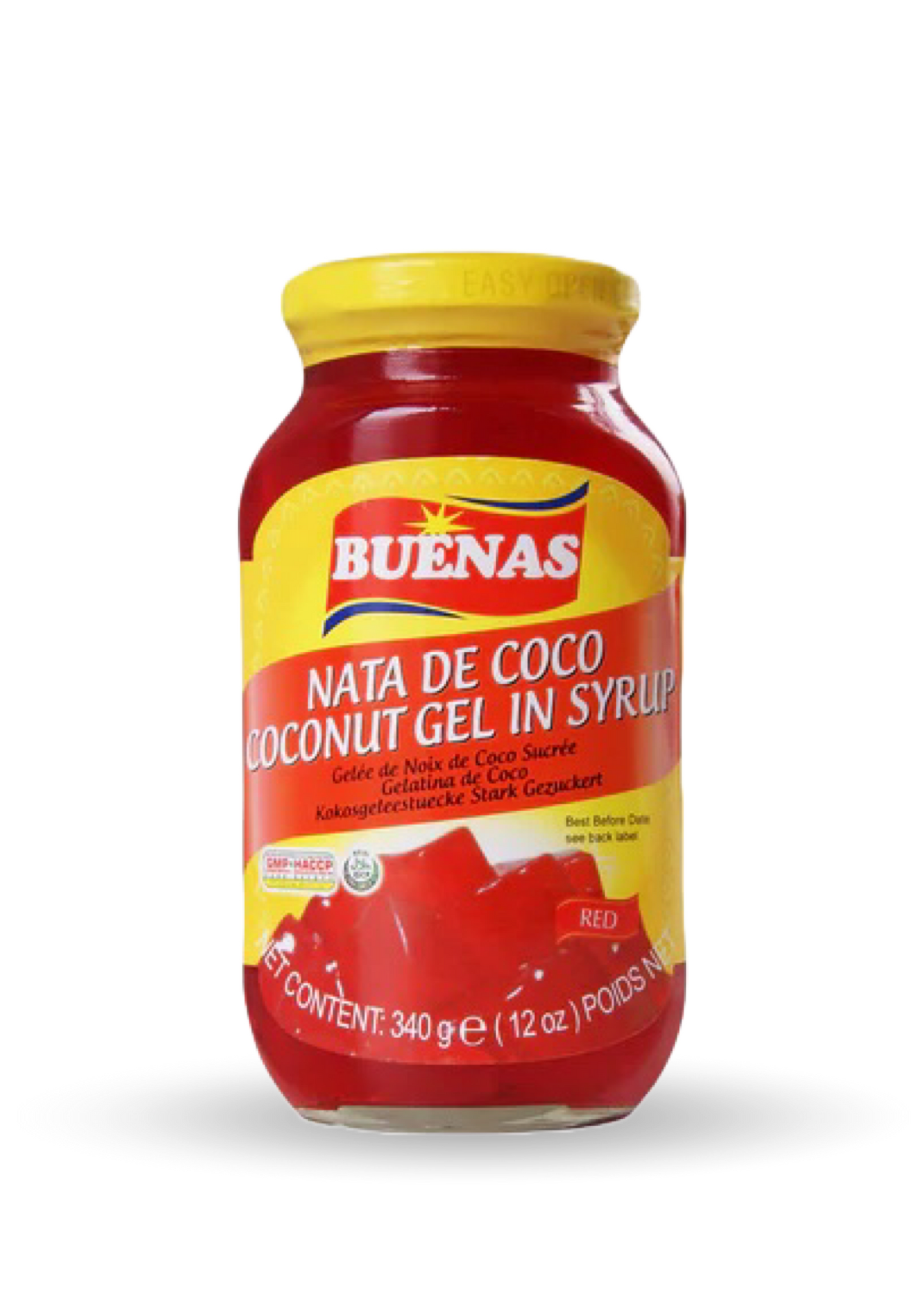 Buenas Nata De Coco Red 340g Gel od kokosa