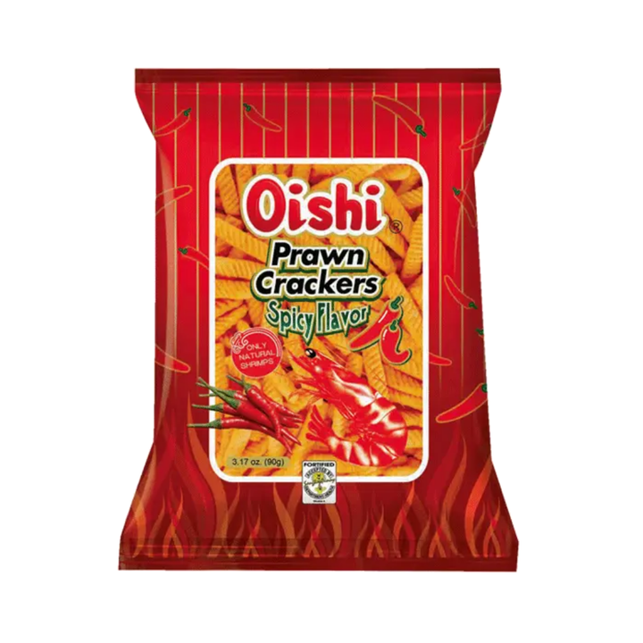 Oishi Prawn Crackers Spicy 60g