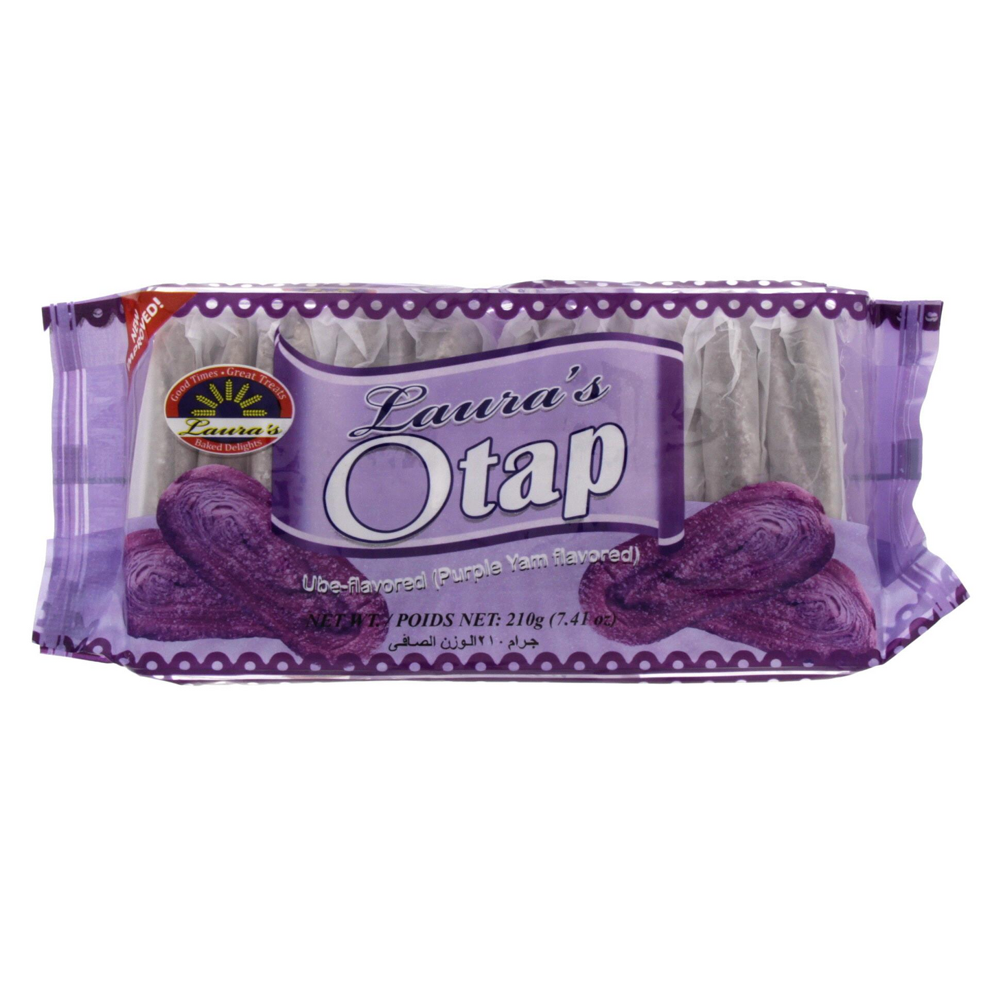 Lauras Otap Ube 210g Keksi
