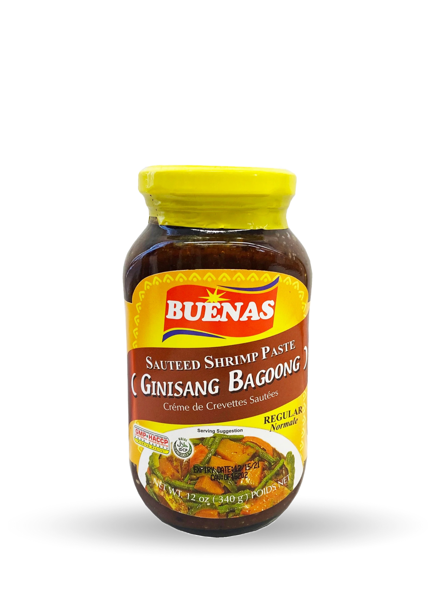 Buenas Ginisang Bagoong Regular 340g Pasta od pirjanih škampa