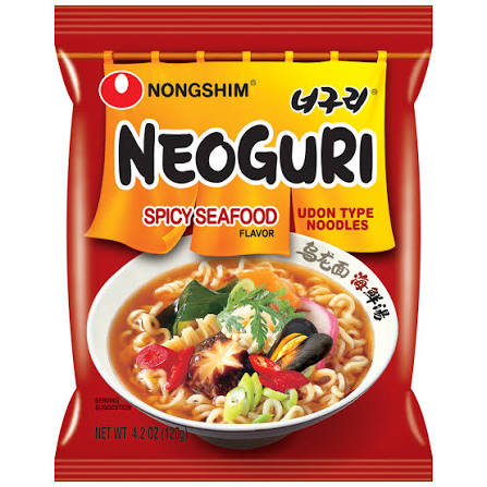 Noodles Neoguri Hot Nongshim 120g Instant rezanci