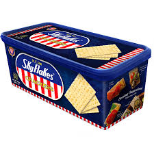 Skyflakes plastic box 800g Keksi