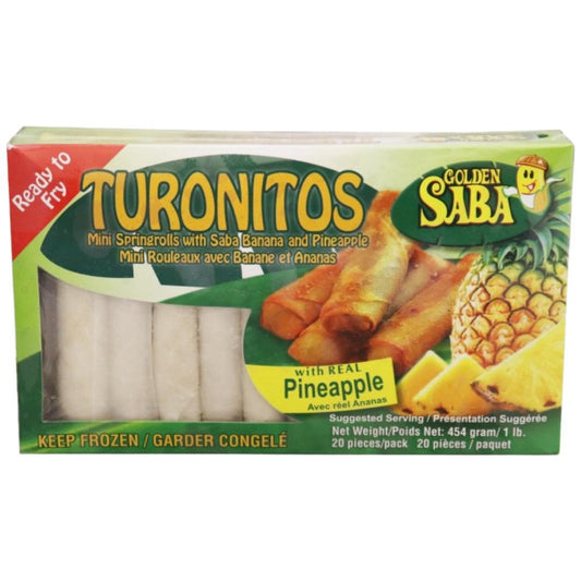 Golden Saba Turon Saba &amp; Ananas 454g Rolada sa bananama