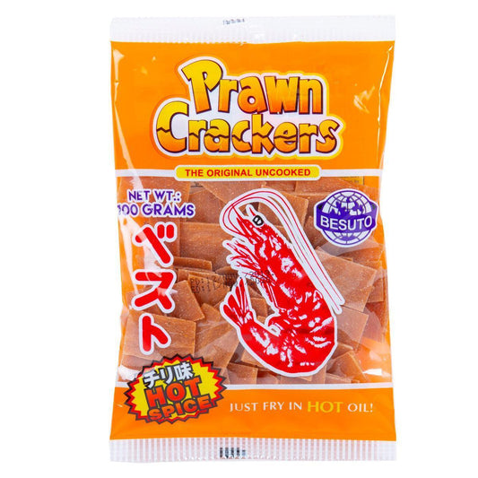 Besoto Prawn Crackers Spicy 100g Krekeri od račića sirovi