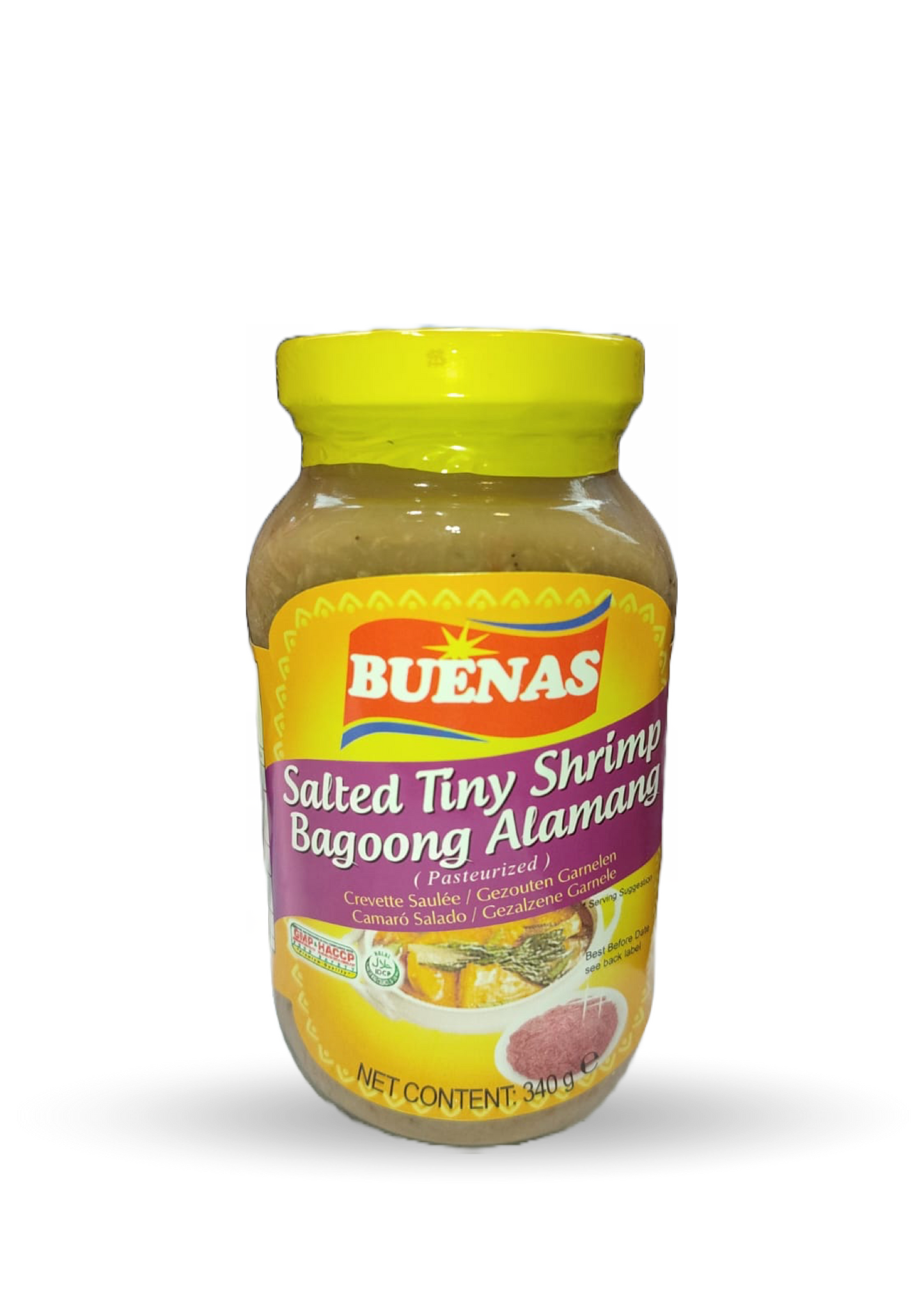 Buenas Bagoong Alamang Salted Tiny Shrimp 340g