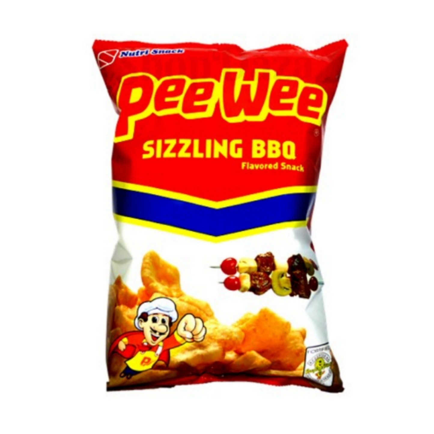 PeeWee BBQ Snacks 60g Čips