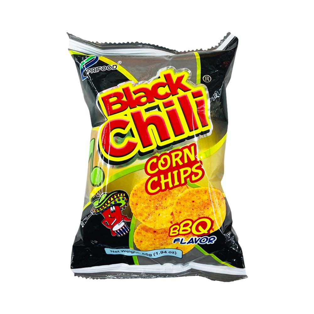 Black Chilli BBQ Corn Chips 55g Čips