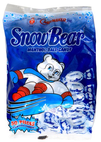 Snow Bear Candy 50pcs 230g Bomboni