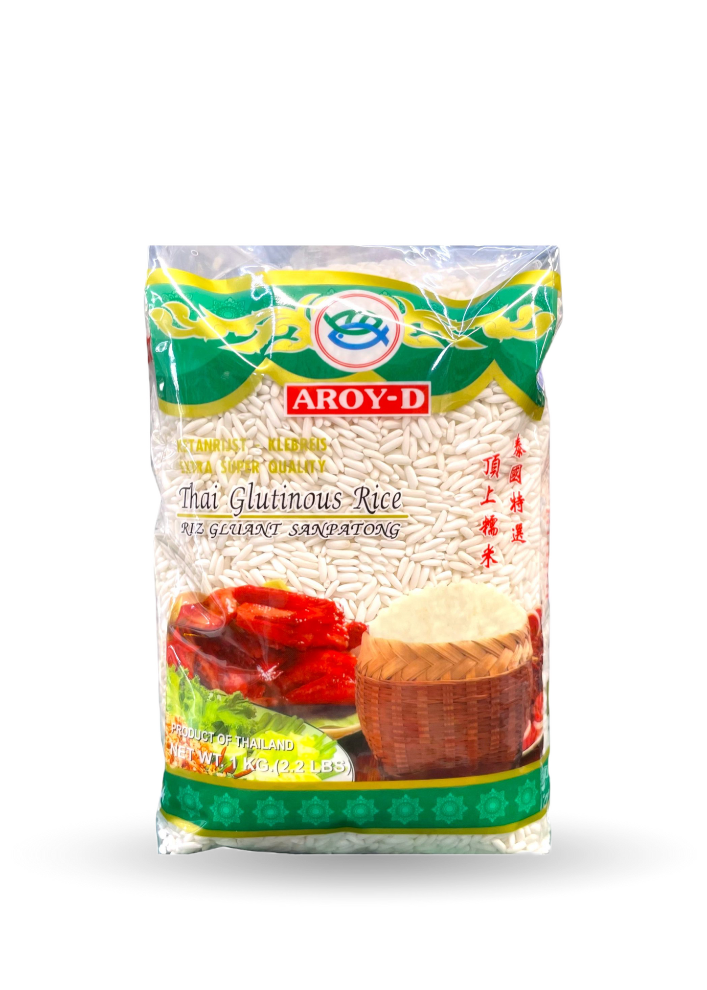 Aroy-D Glutinous Rice 1KG Ljepljiva glutenska riža