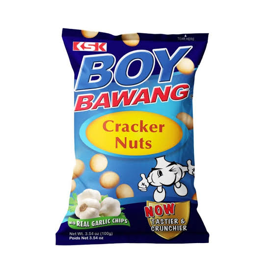 Boy Bawang Cracker Nuts With Garlic Flavor 85g Čips